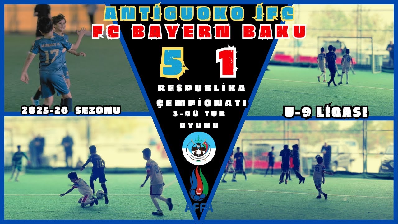 Antiguoko İFC-FC Bayern Baku /5-1/  3-cü tur oyunu (Azərbaycan çempionatı U-9 liqası)