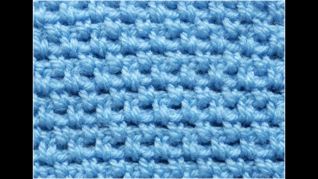 細編みの簡単な模様の編み方【かぎ針編み】How to single crochet