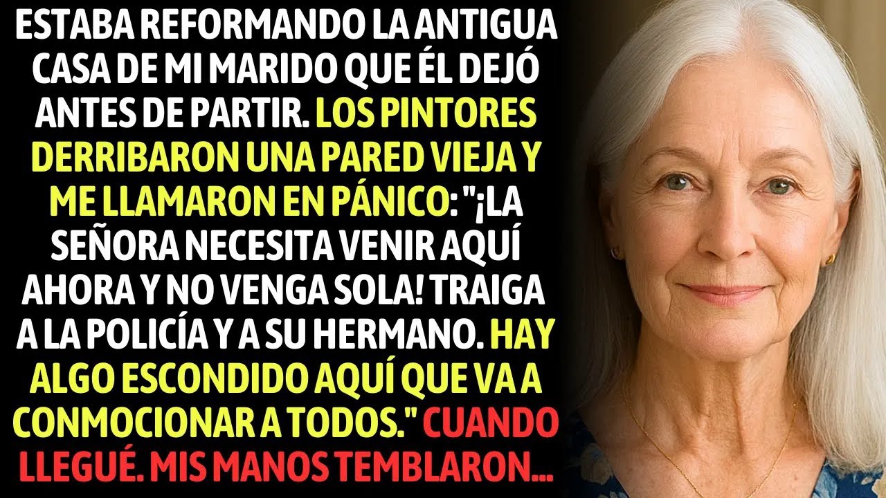 En La Antigua Casa De Mi Marido, Los Pintores Gritaron — Y Lo Que Estaba Detrás De La Pared