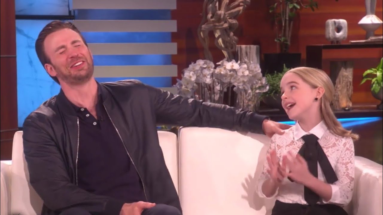Chris Evans & Mckenna Grace on The Ellen Show