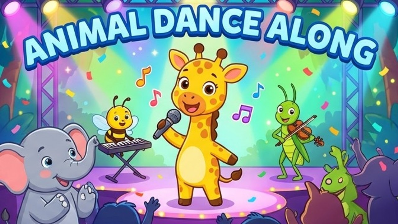 Little Giraffe Song 🦒 | Cute Animal Songs for Kids | Funny Banana