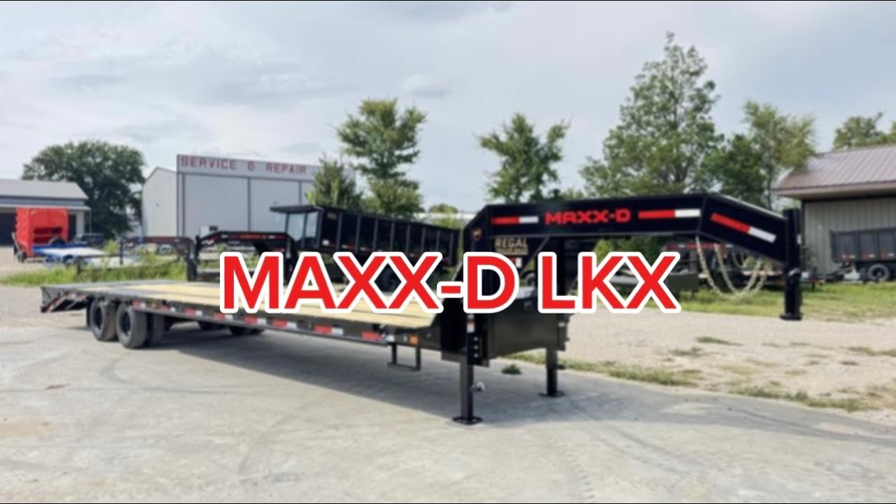 MAXX-D LKX Gooseneck Flatbed Trailer | 36&rsquo; x 102&rdquo; | Heavy-Duty Hotshot & Equipment Hauler