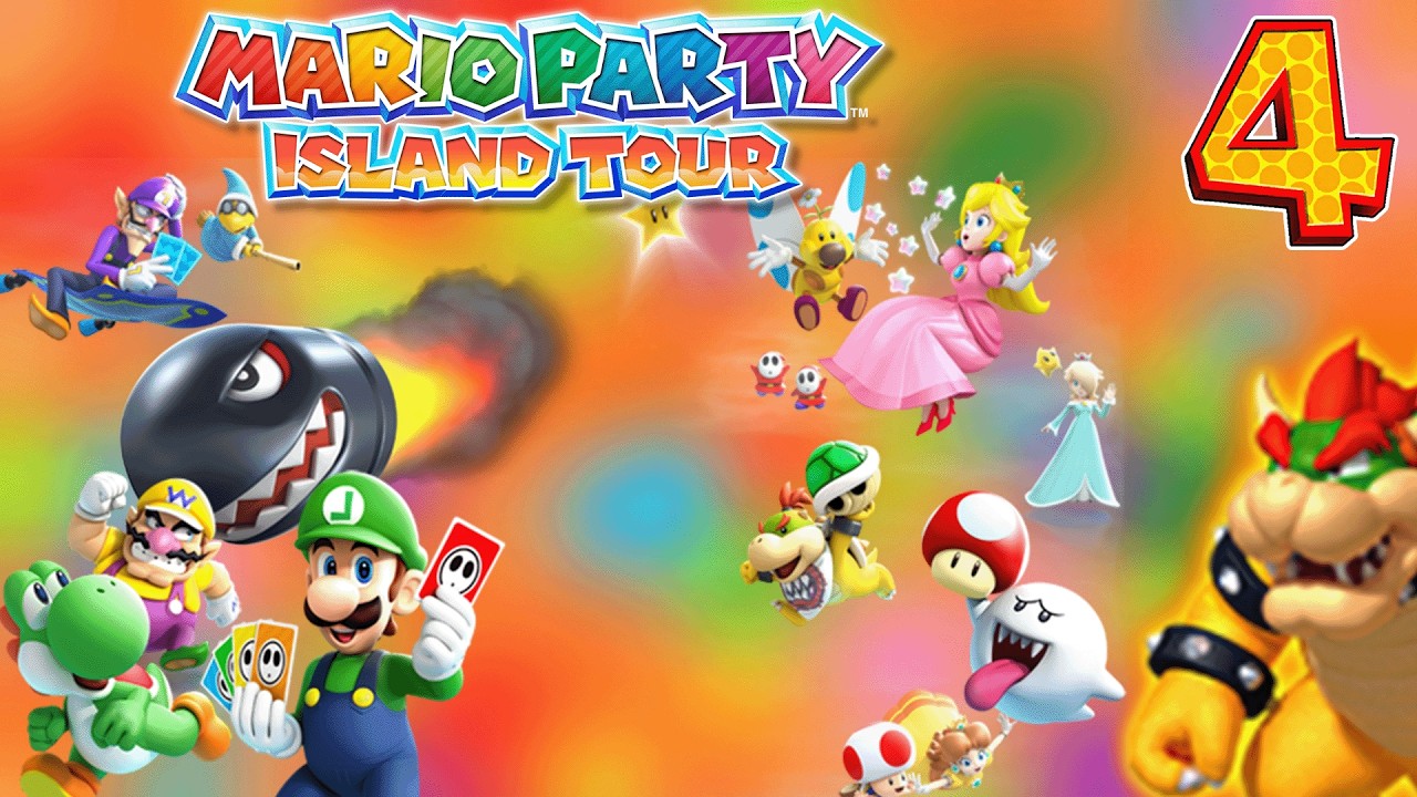 Mario Party: Island Tour (Nintendo 3DS) - Episode 4 - Rocket Road (Party Mode)