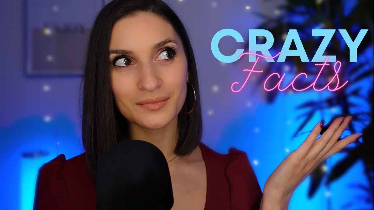 ASMR | Crazy and Fun Facts To Help You Sleep (gentle whispering, tapping )