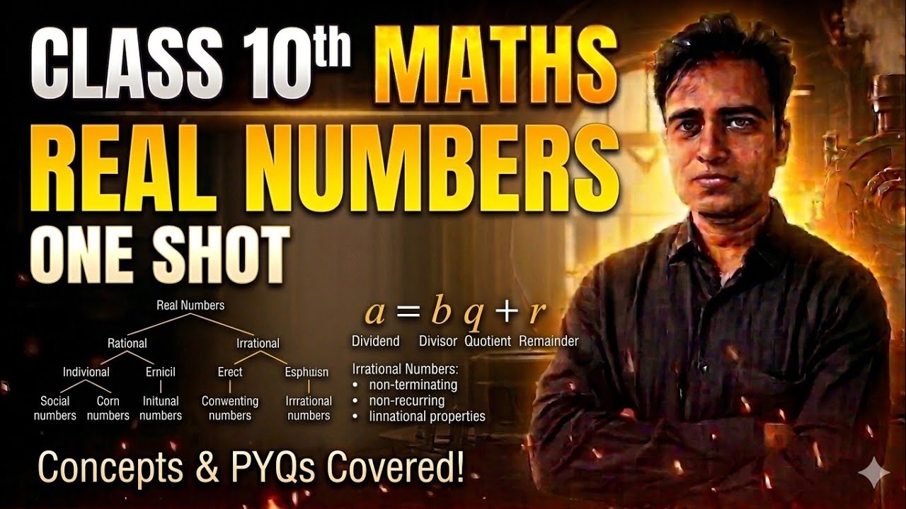 🔥Real Numbers (Full Chapter)🔥 | Class 10 Mathematics | Board 2026