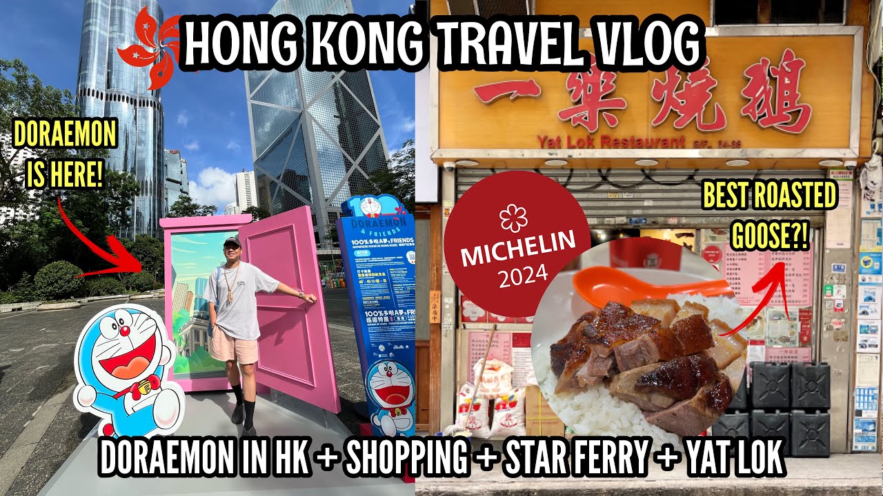 HONG KONG VLOG FEAT. DORAEMON! | SHOPPING @ CENTRAL, YAT LOK, AND STAR FERRY CRUISE | JAYBEE DOMINGO
