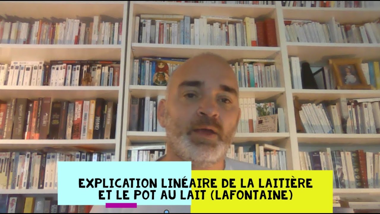 explication linéaire la laitière et le pot au lait