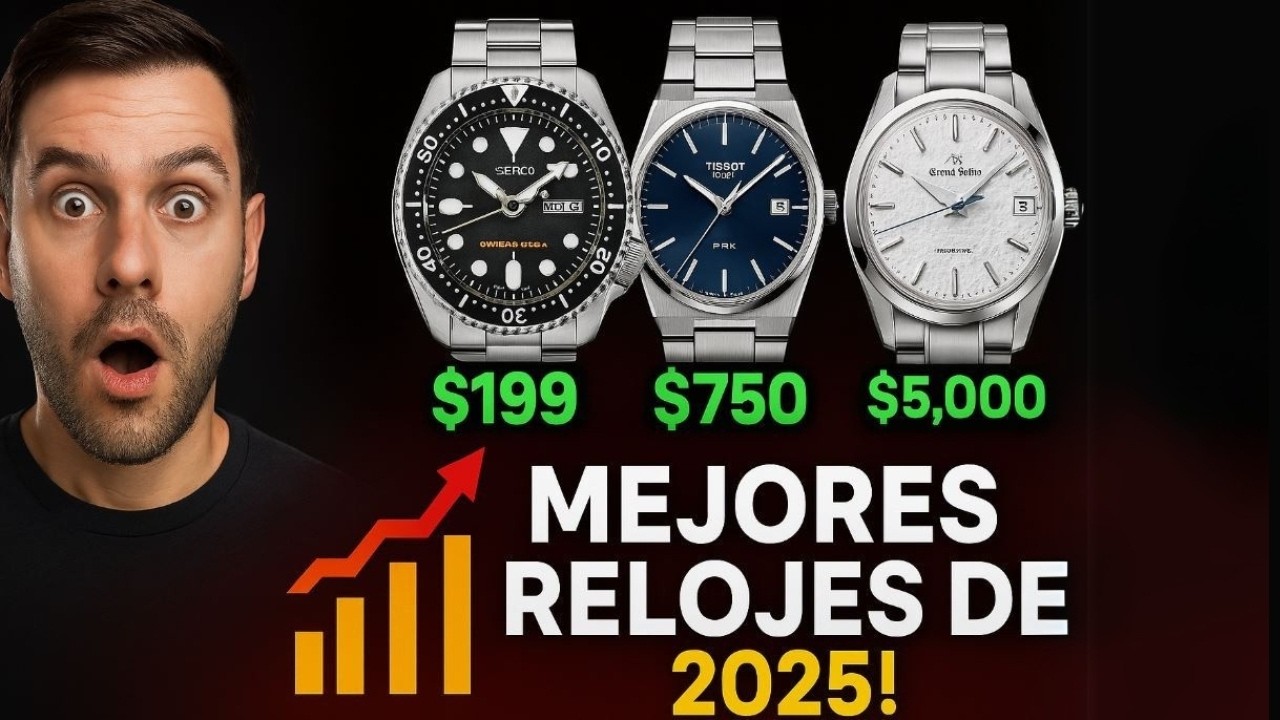 Mejores Relojes de 2025 ⌚ Desde $100 hasta Alta Gama 💎 | Guía Completa por Precios