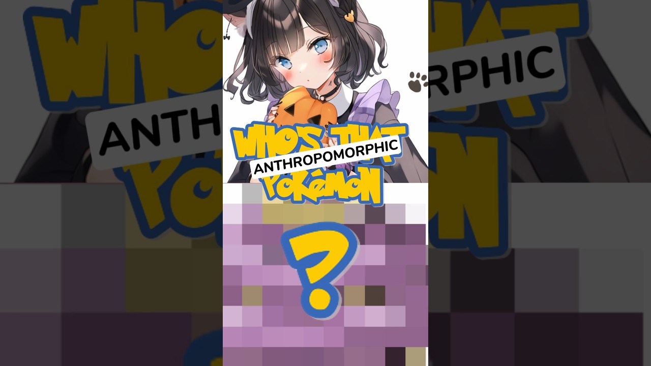 WHO'S THAT ANTHROPOMORPHIC POKEMON? #shorts #pokemon
