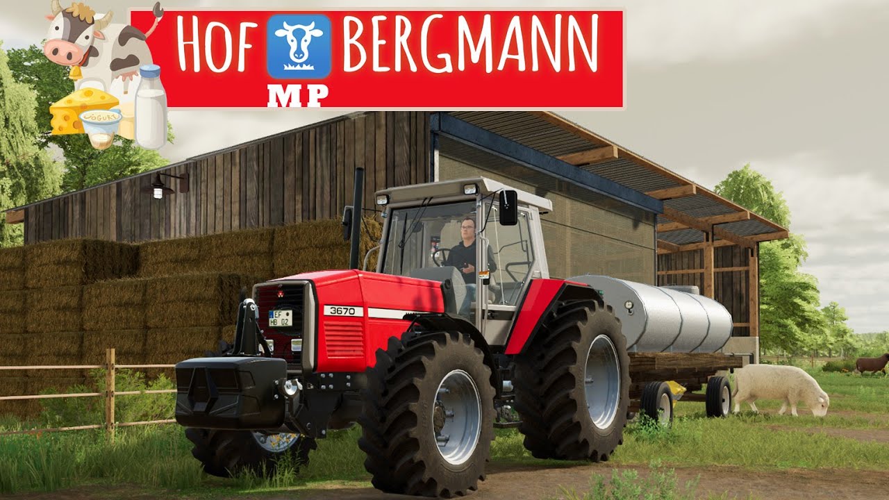 LS22 HOF BERGMANN [MP] #19: Kein Ziegenkäse ohne Wasser für die Ziegen | FARMING SIMULATOR 22
