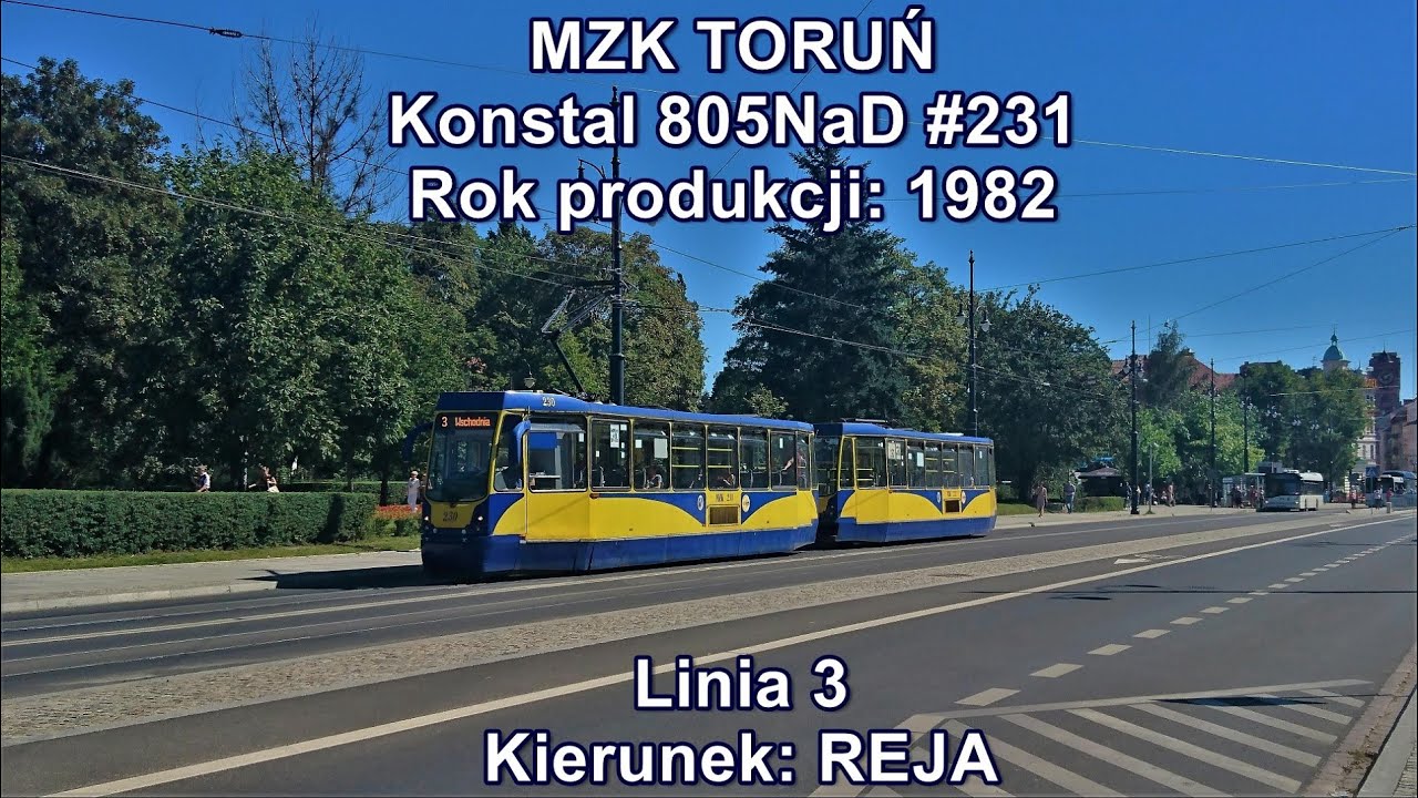 MZK Toruń - Linia 3, Konstal 805NaD #231