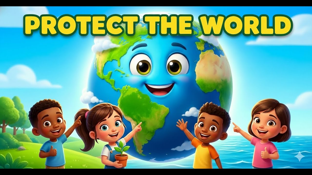 Save Our Earth 🌍 || Protect the World Kids Rhyme || Baby DoDoDragon