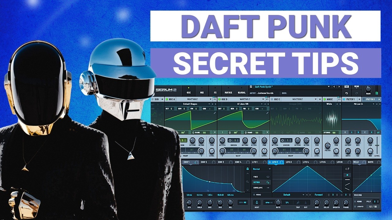Remaking every sounds from Daft Punk's 'Voyager' track in 3mins