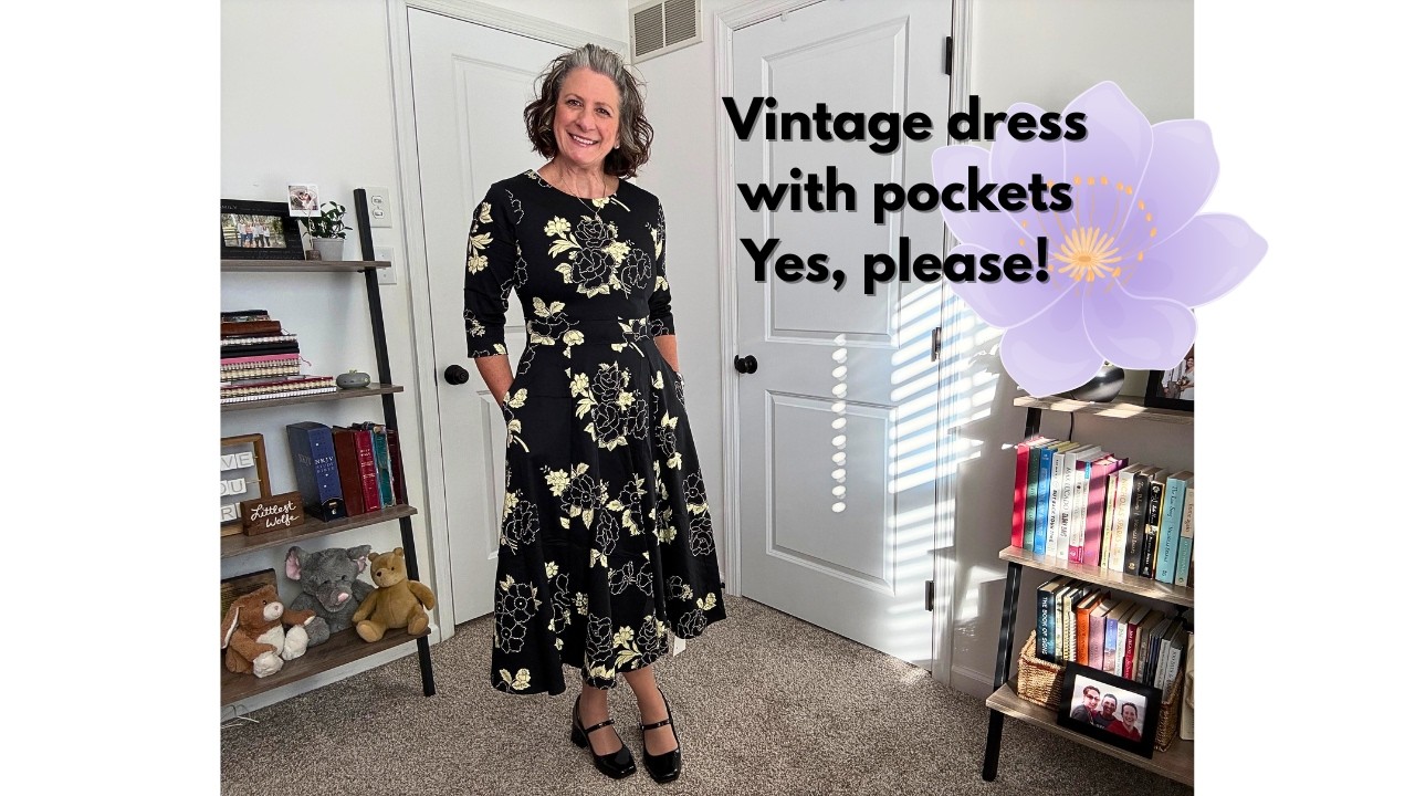 Check out this lovely vintage dress