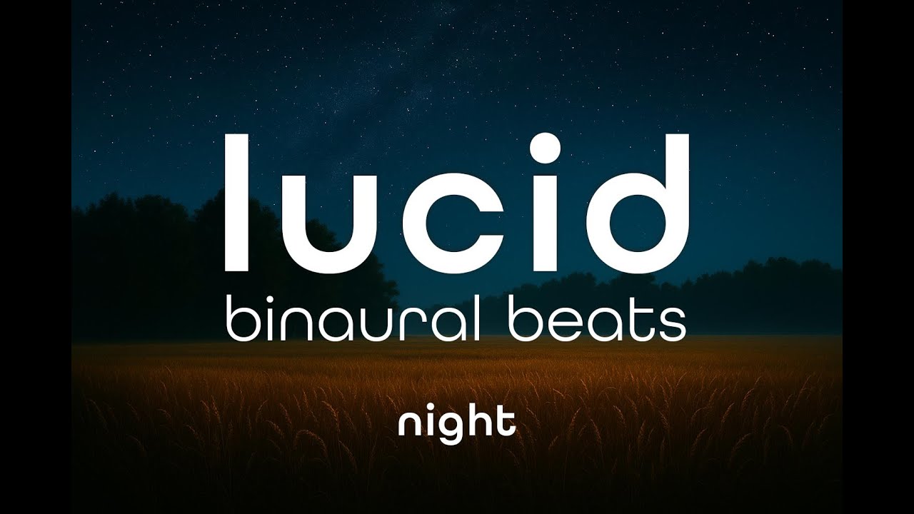Deep Lucid Dreaming with 6 Hz Binaural Beats •  3D Night Sounds • Theta Waves • Blackscreen