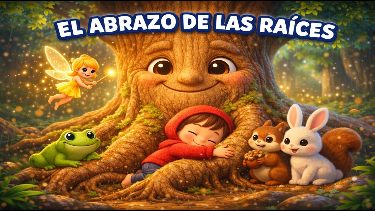 El abrazo de las raíces - Cuento Ilustrado para Niños