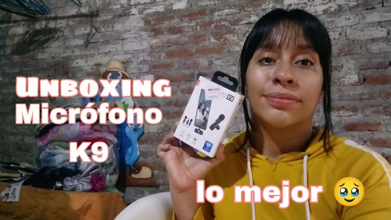 UNBOXING DE MICRÓFONO K9/Naty Bolaños