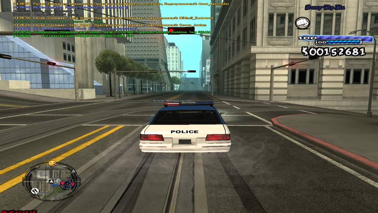 Let's play Samp-RP 1 server. SFPD [1 выпуск]