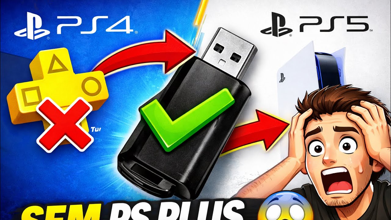 Como passar SAVE do PS4 pro PS5 sem PS Plus (FÁCIL)