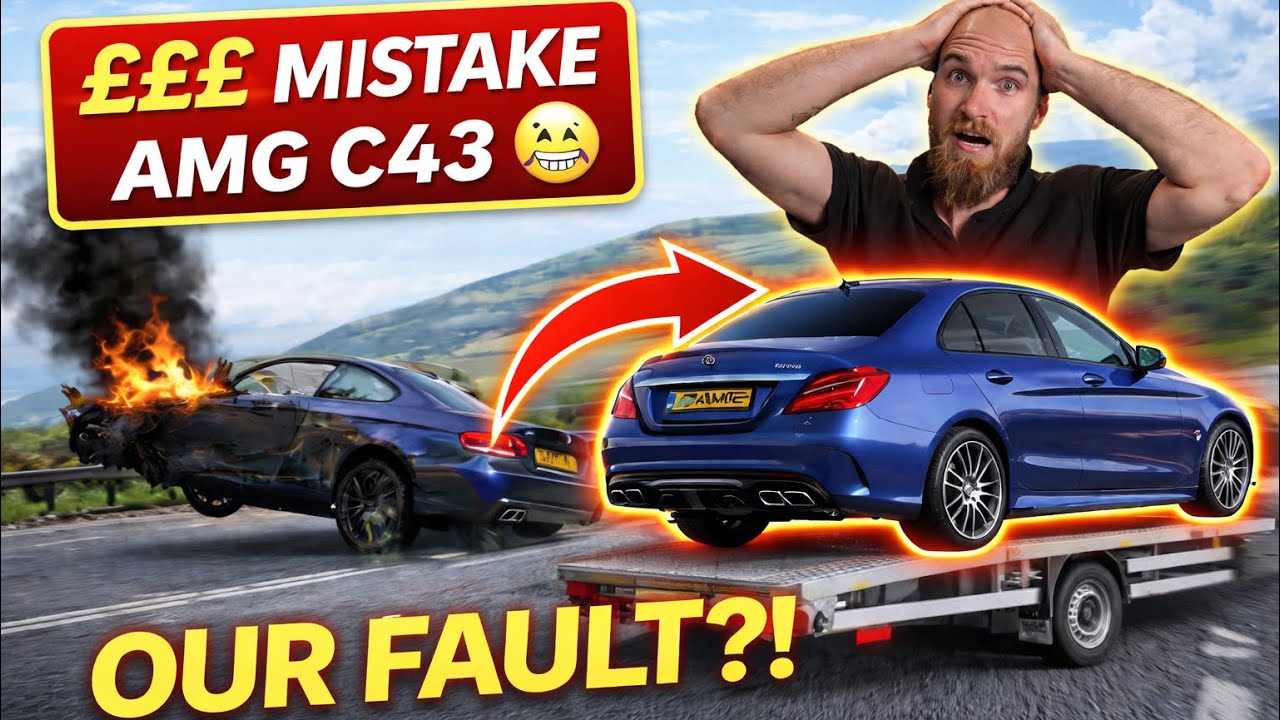 We crashed our 335i and bought crashed Mercedes AMG c43