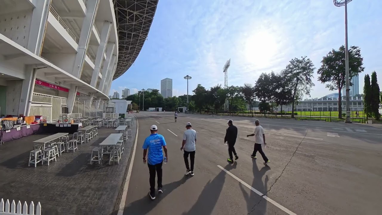 4K WALKING TOUR ⎮Mengelilingi GBK-Senayan ⎮Park Jakarta 🇮🇩