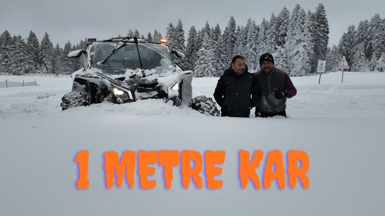 1 Metre Karda Offroad! Tipiye Yakalandık | Can-Am Maverick X3 Turbo Extreme Snow Offroad