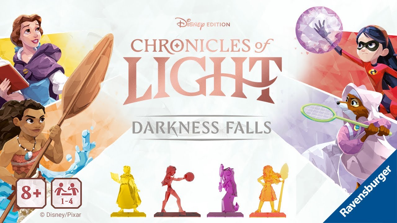 Chronicles of Light: Darkness Falls (Disney Edition) Cooperative Board Game by Ravensburger