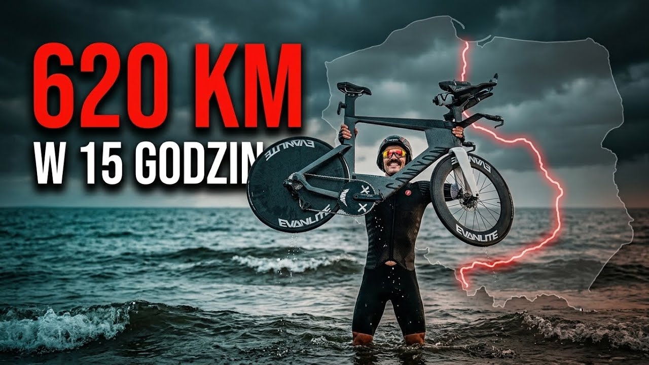 CAŁA POLSKA ROWEREM W 15 GODZIN (620 KM ZE ŚREDNIĄ 41 KM/H)
