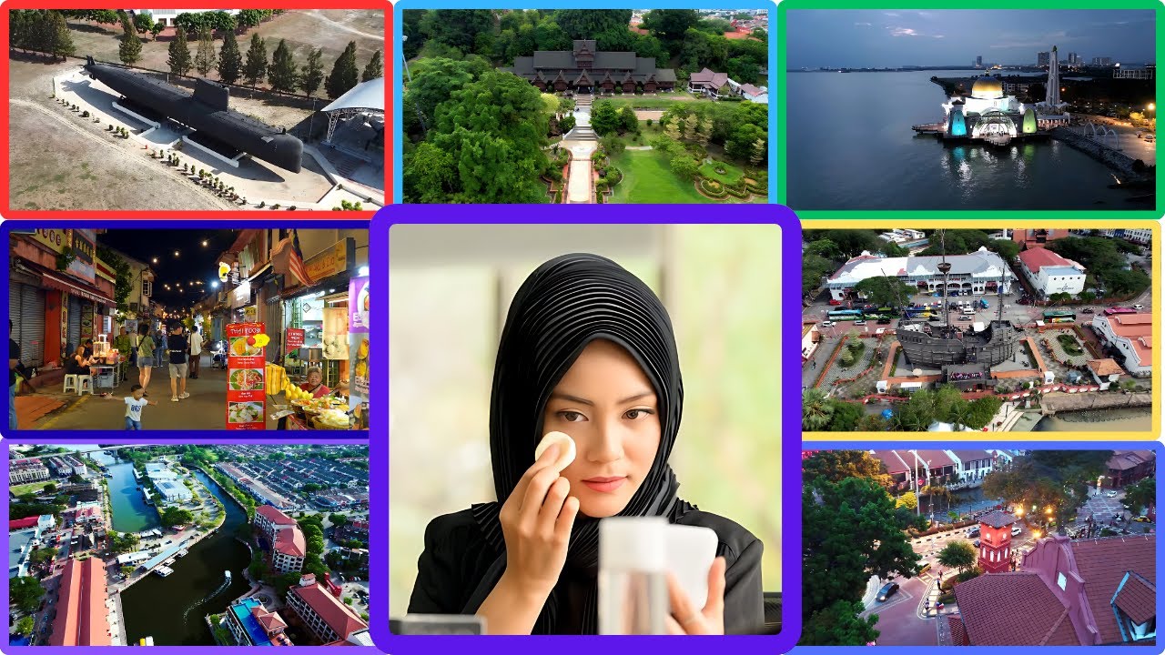 The best aerial views of Malacca (Malaysia) in 4K!