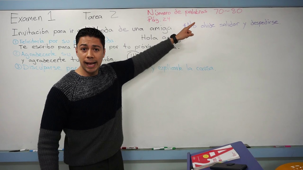 DELE A2. Examen 1. Tarea 2
