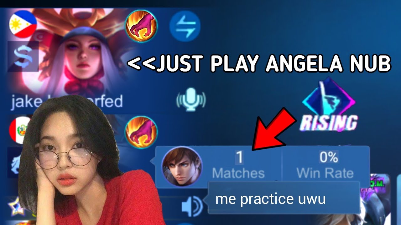 WHEN GLOBAL GUSION PRETEND TO BE GIRL IN RISING LEAGE 💀