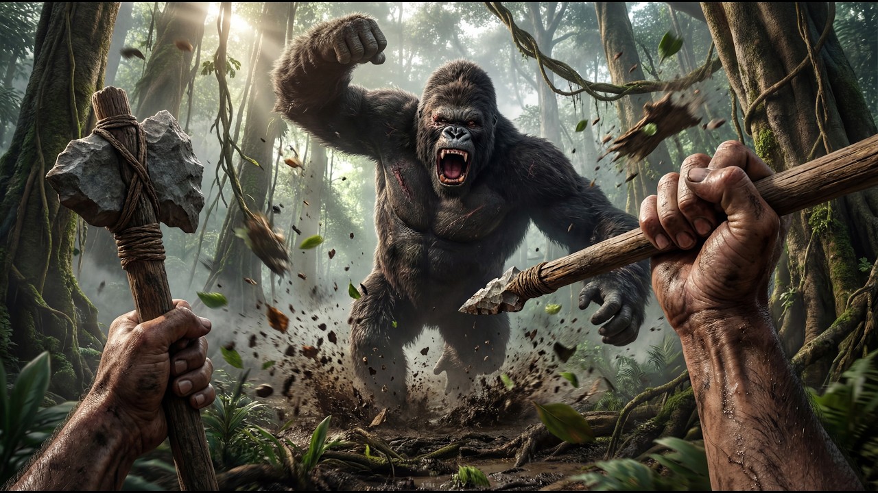 King Kong vs Prehistoric Humans – The Ultimate Battle in Ancient History (Episode 18)