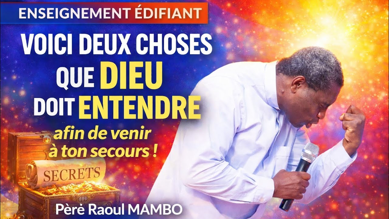 Père Raoul MAMBO : Deux secrets auxquels Dieu ne résiste pas !