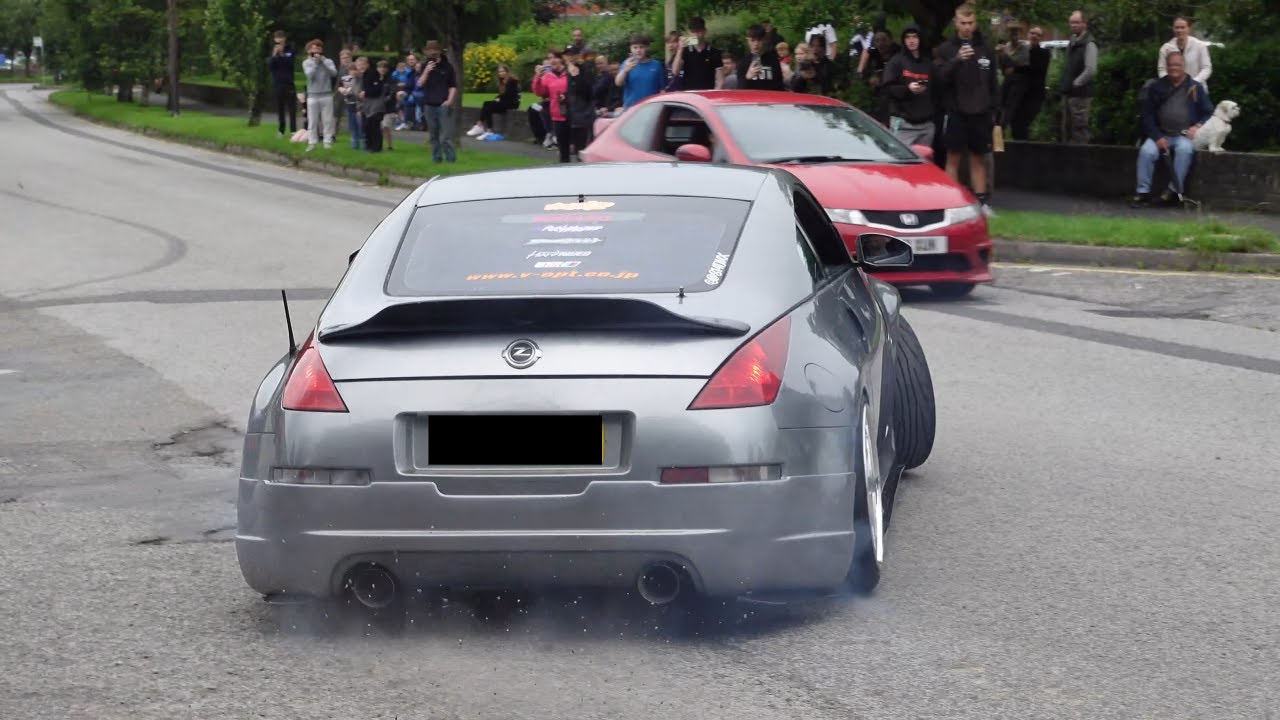 Insane Tuner Cars Leaving Car Show In Style - Cumbria Autoshow