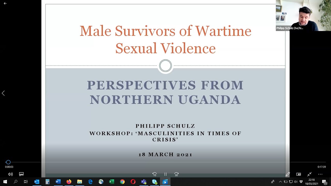 Male Survivors of Wartime Sexual Violence. Perspectives from Northern Uganda