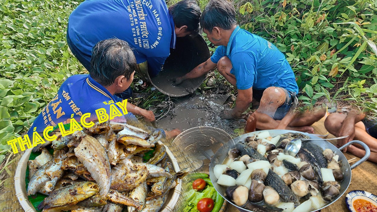 1 Cái THÙNG PHI dính toàn cá THÁC LÁC  | Út Phiêu Lưu