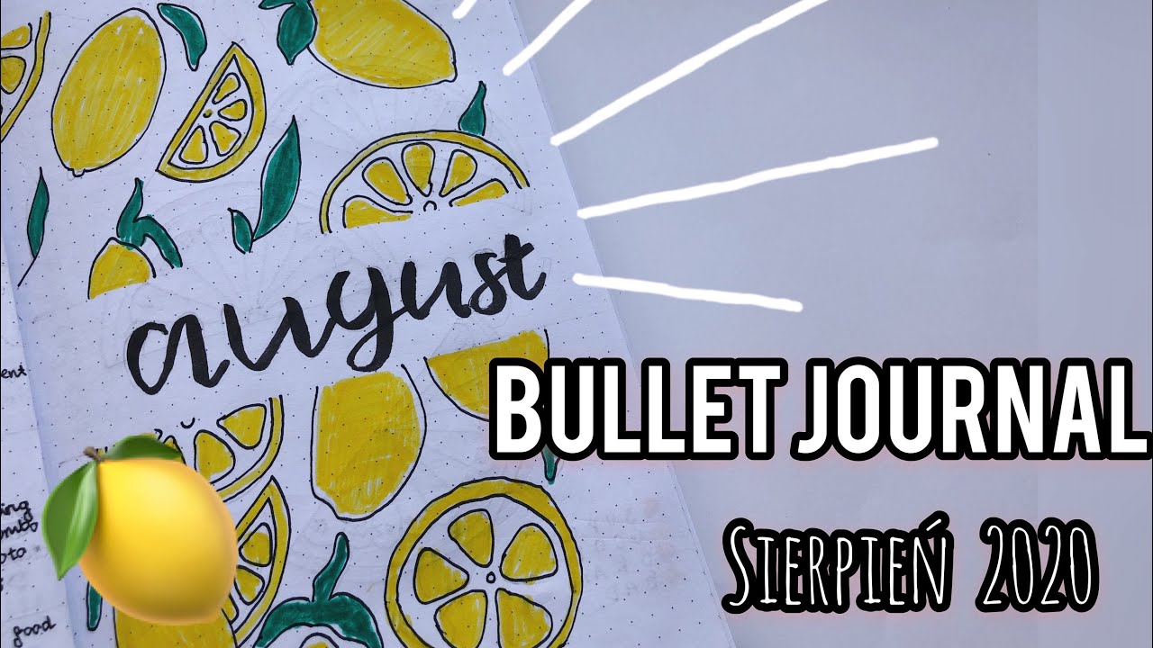 Bullet Journal Sierpień 2020 | Zaplanuj ze mną sierpień