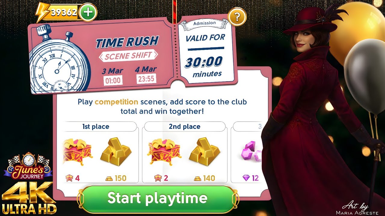 JUNE'S JOURNEY 3-4 MARCH 2026 TIME RUSH ( Scene Shift ) COMPETITION [4K UHD 60FPS]