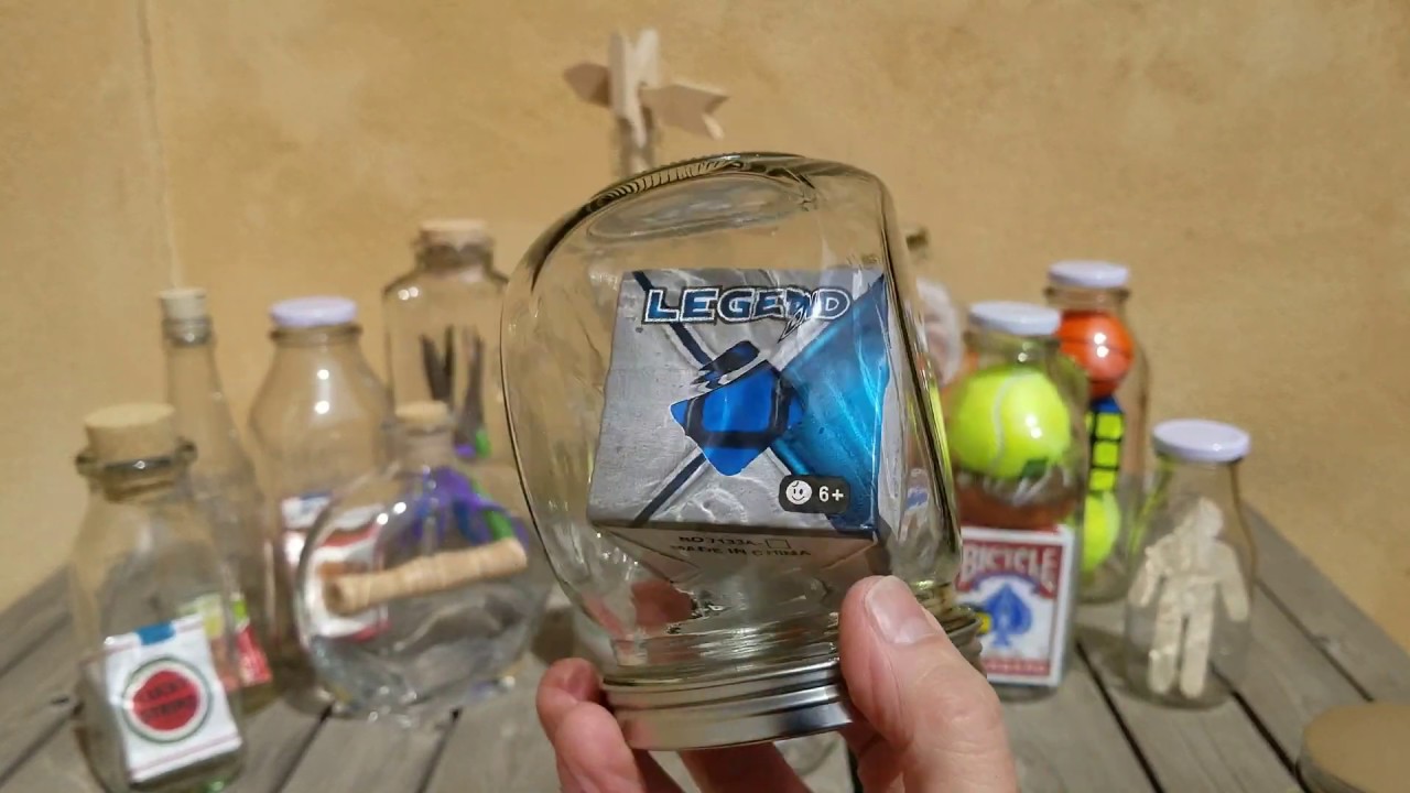 Impossible Bottle- Rubik's Cube Still in Package!!!