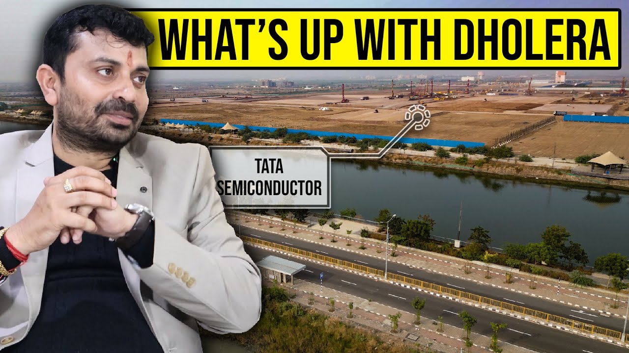 DHOLERA'S Super Fast Growth, ₹91000 Crore TATA's Investment, Airport Almost Complete & More #dholera