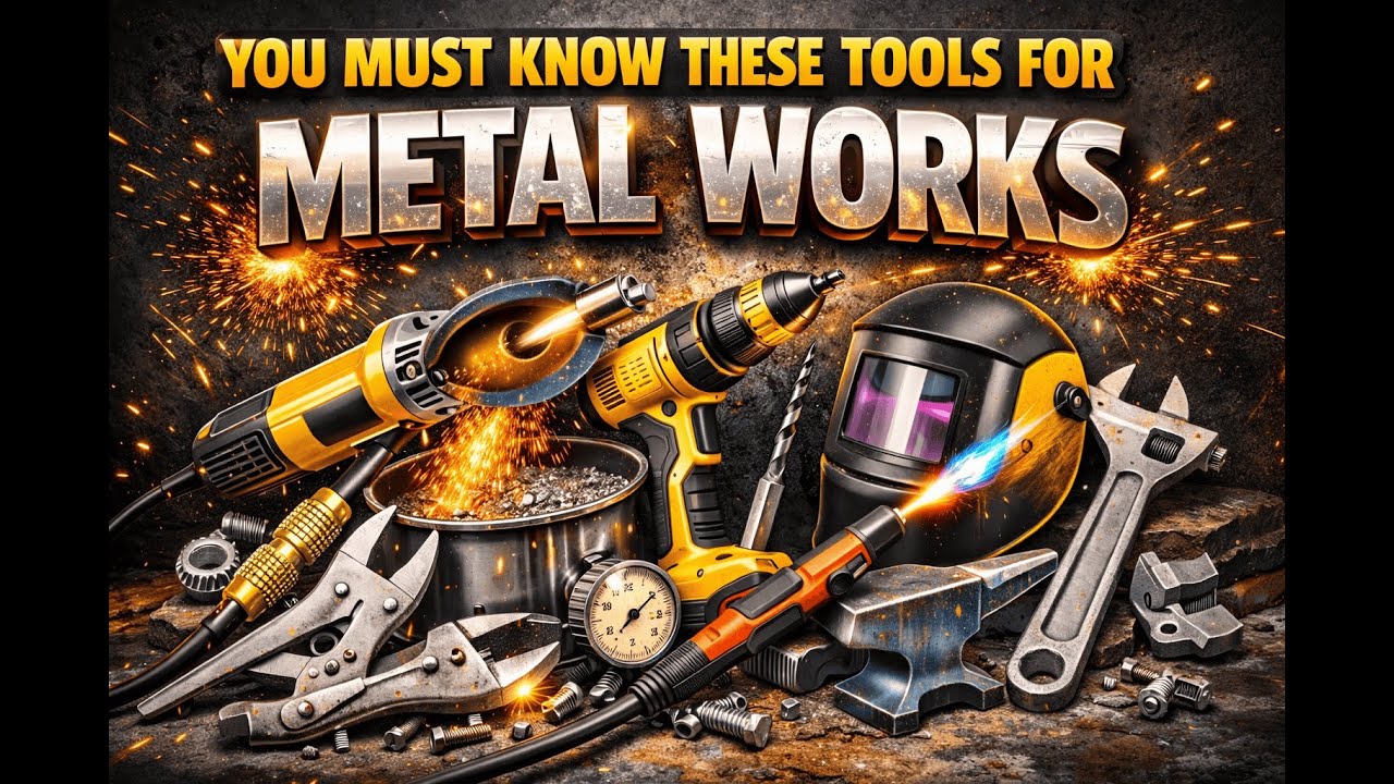 Metal Works Tools & Equipments Explained in Pictures | Construction Essentials