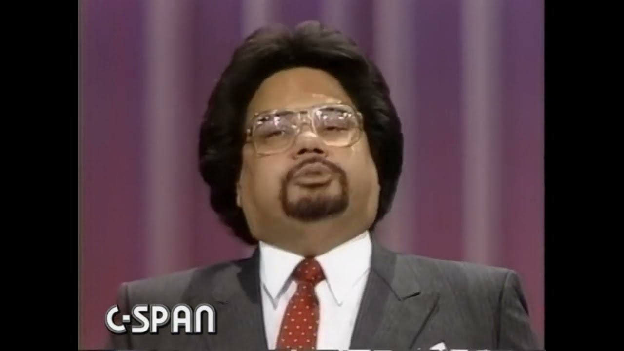 Lawrence E. King Jr. Sings the National Anthem at the Republican National Committee 1984 Day 2