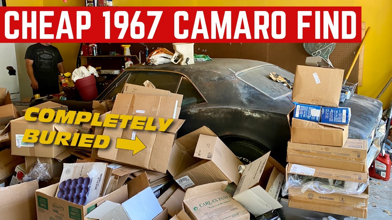 I BOUGHT A DIRT CHEAP COMPLETE 1967 CAMARO RS *Garage Find*