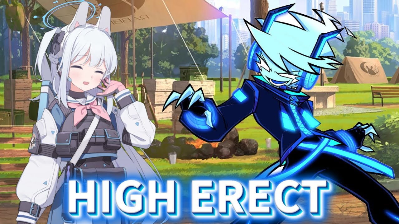 Friday Night Funkin x Blue Archive High Erect But Miyako And Lectro Sing It