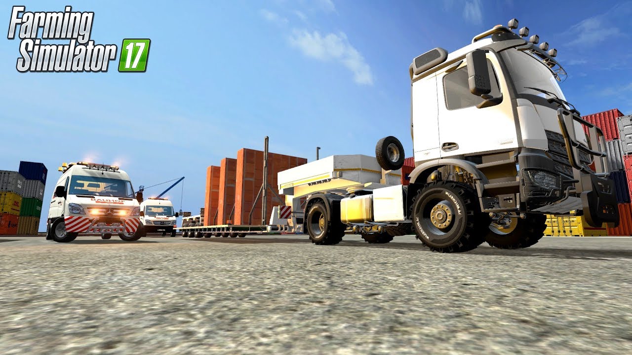 LS17 - B3nny verf&auml;hrt sich auf dem Weg zum Hafen mit 40 Tonner! Peinlich...