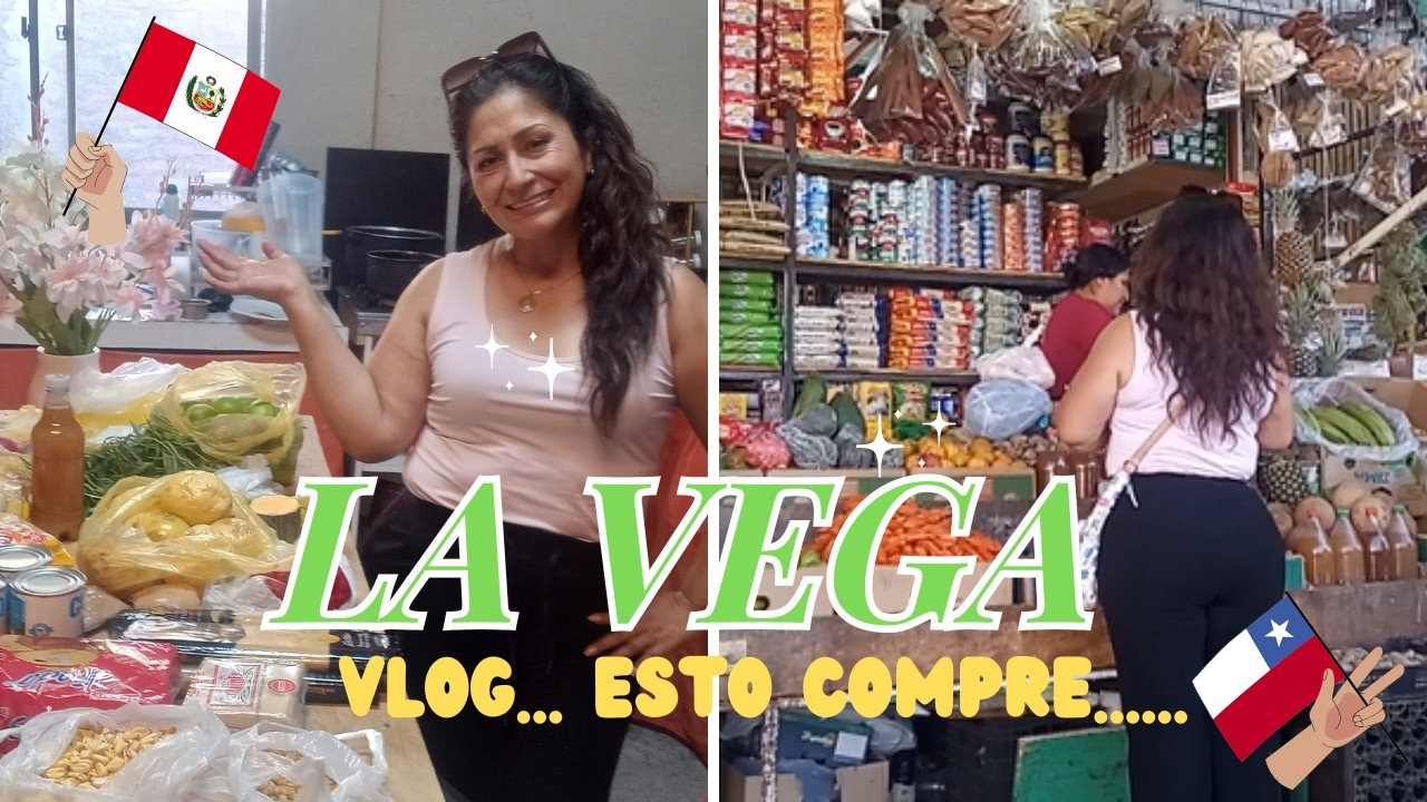 ✅LA VEGA MAPOCHO 🇨🇱buscando productos peruanos🇵🇪 + un lindo paseíto .✨
