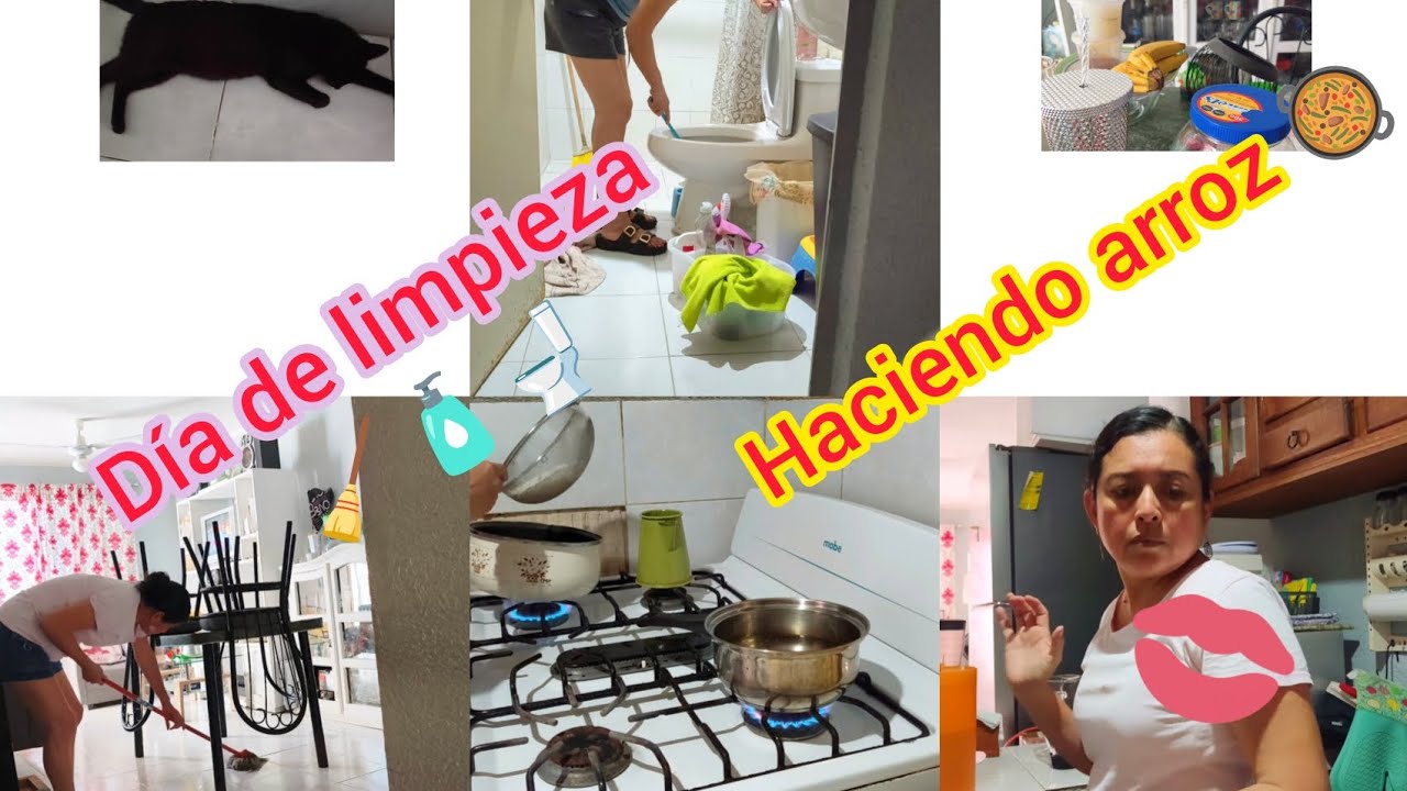 Inicio de semana con limpieza Y mi capataz me vigila