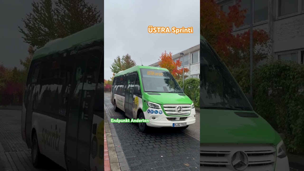 &Uuml;STRA&rsquo;s Sprinti am Endpunkt Anderten #Anderten #uestra