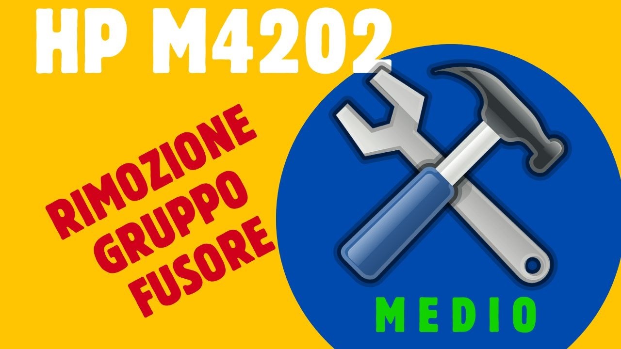 AIUTO ! Come si smonta il fusore della HP color laserjet pro 4202 ?