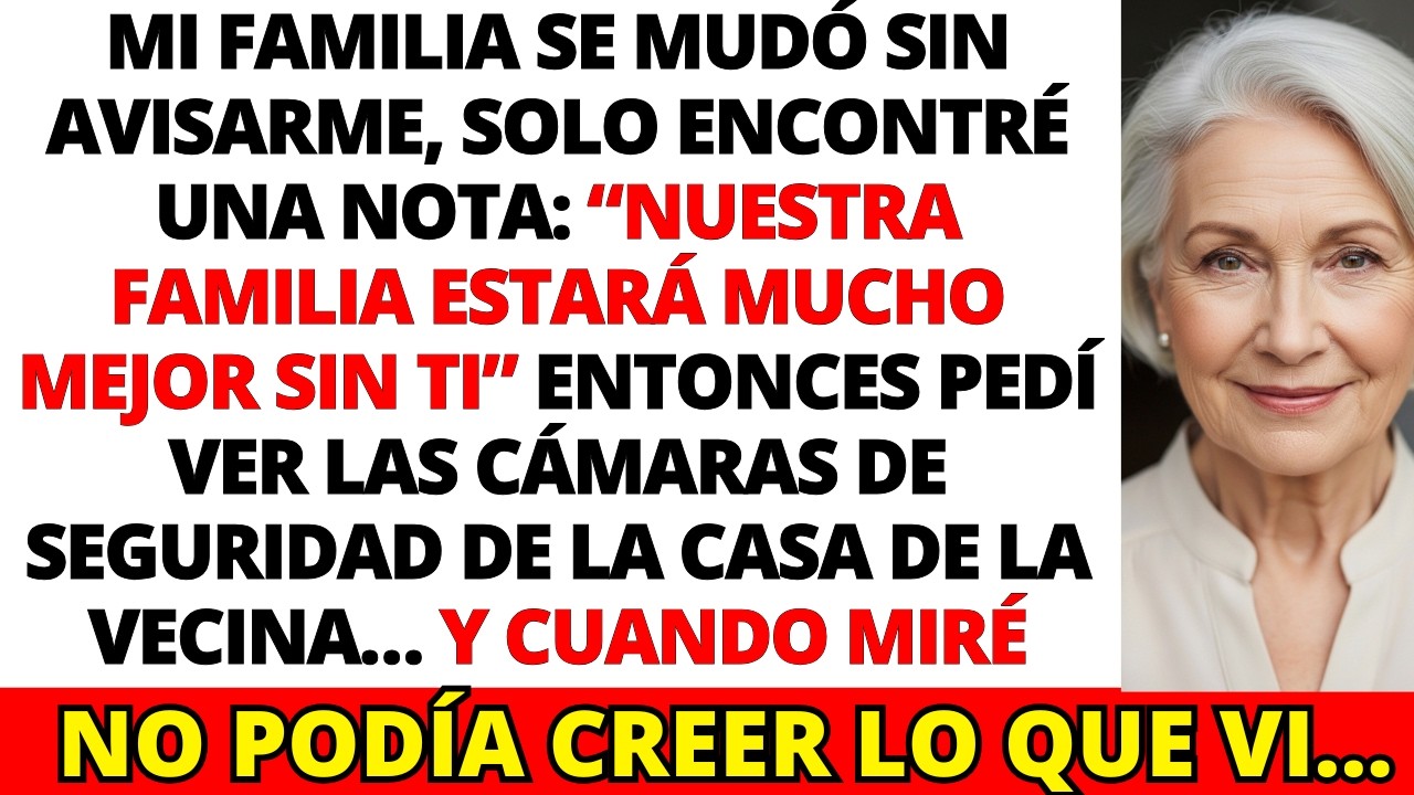 Mis Hijos Se Mudaron Sin Avisarme, Cuando Miré Las Cámaras De Seguridad, Descubrí Algo...